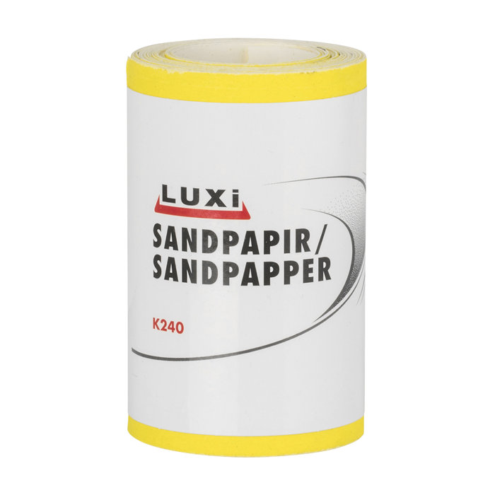 Sandpapir rulle korn 240 – 93 mm x 5 m - Luxi
