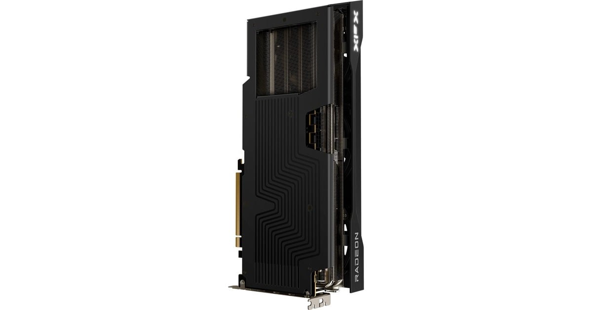 XFXRadeon RX 9070 XT Swift grafische kaart  (Zwart, RDNA4, GDDR6, 3x DisplayPort, 1x HDMI 2.1)