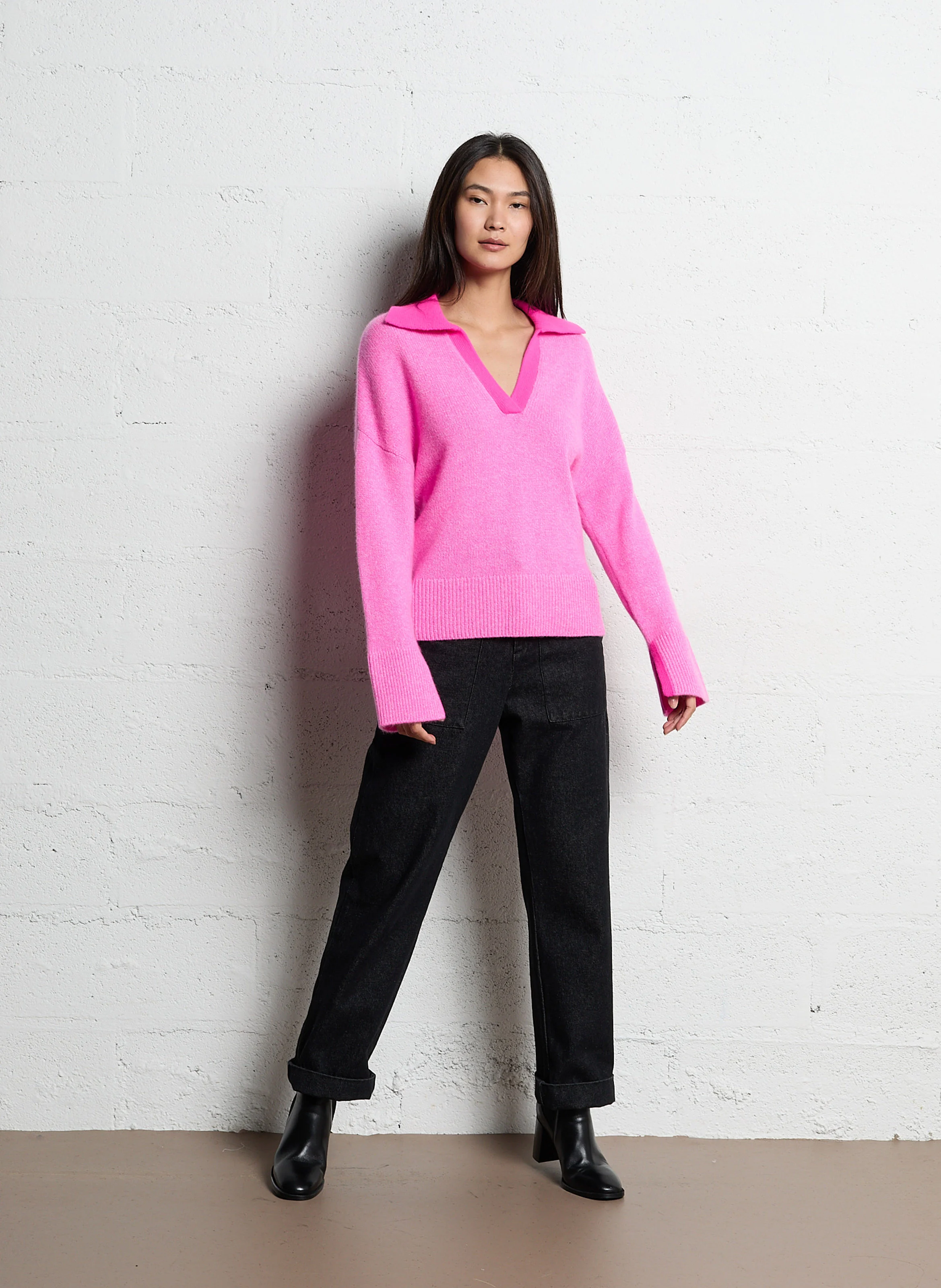 Pull en cachemire | Rose