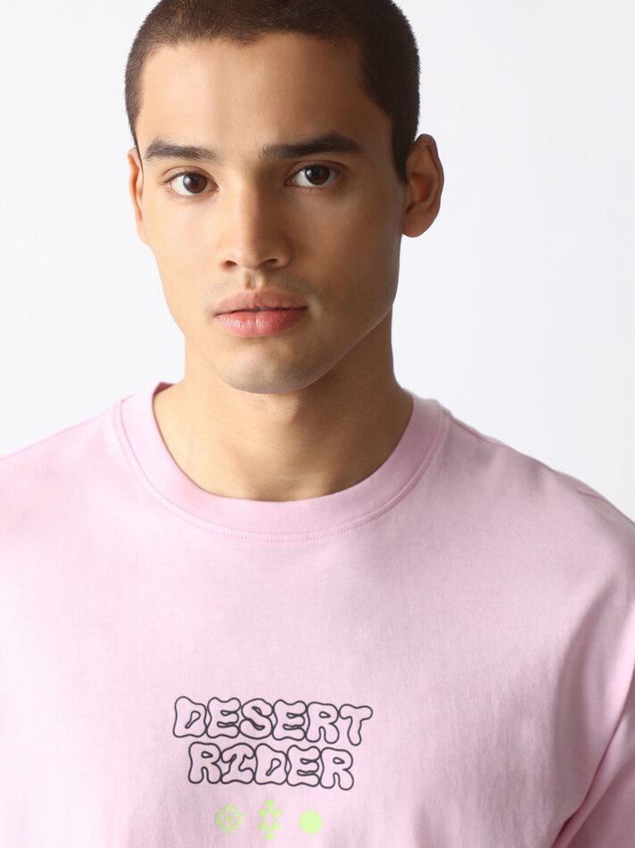 Camiseta estampada - Rosa chiclete