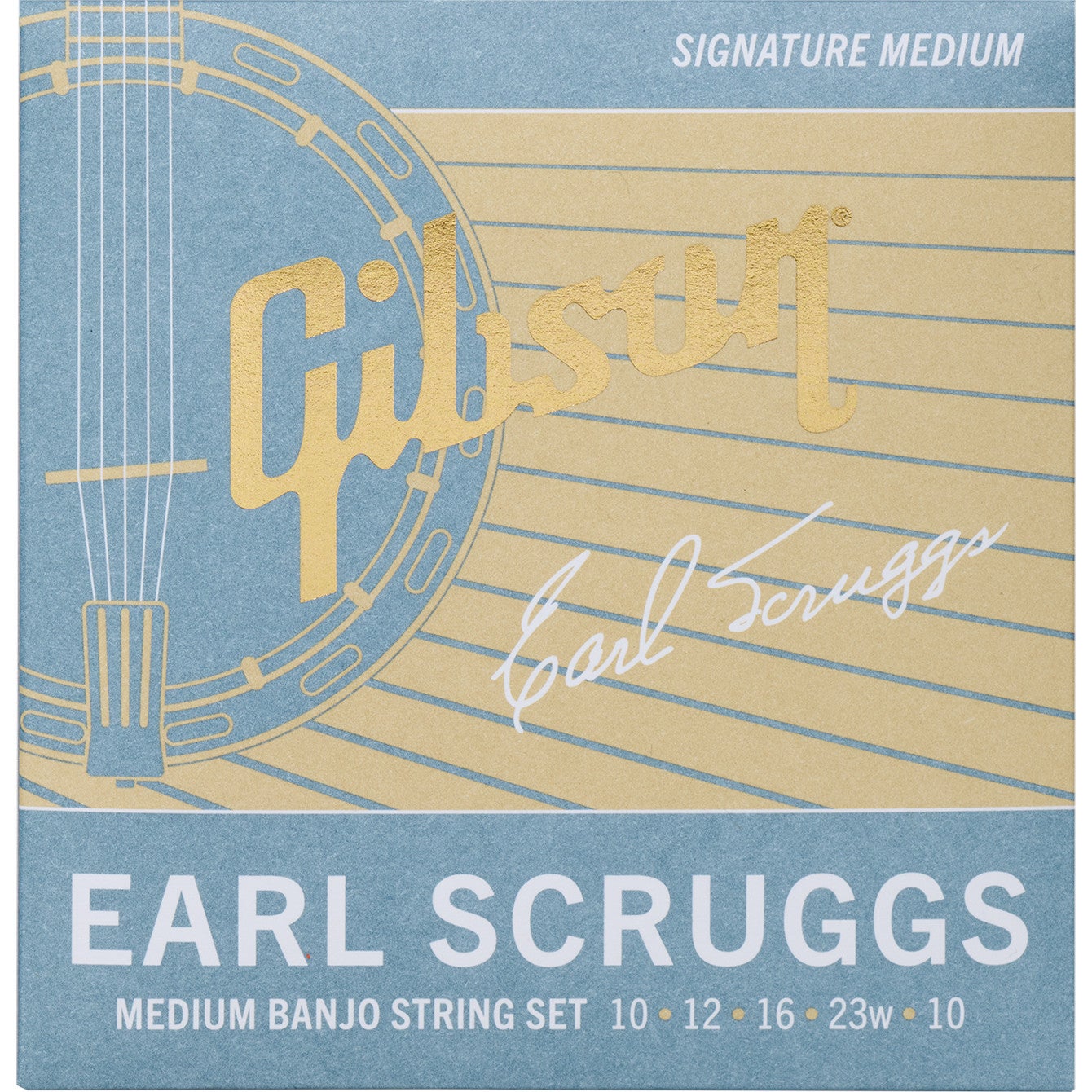 Gibson Earl Scruggs Banjo String Set Signature Medium Gauge snarenset voor banjo
