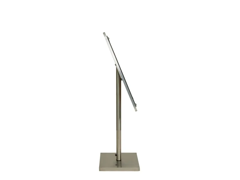 Securit® GLASS STAR Informationsdisplay 85 til 4xA4, valnød - komplet kit