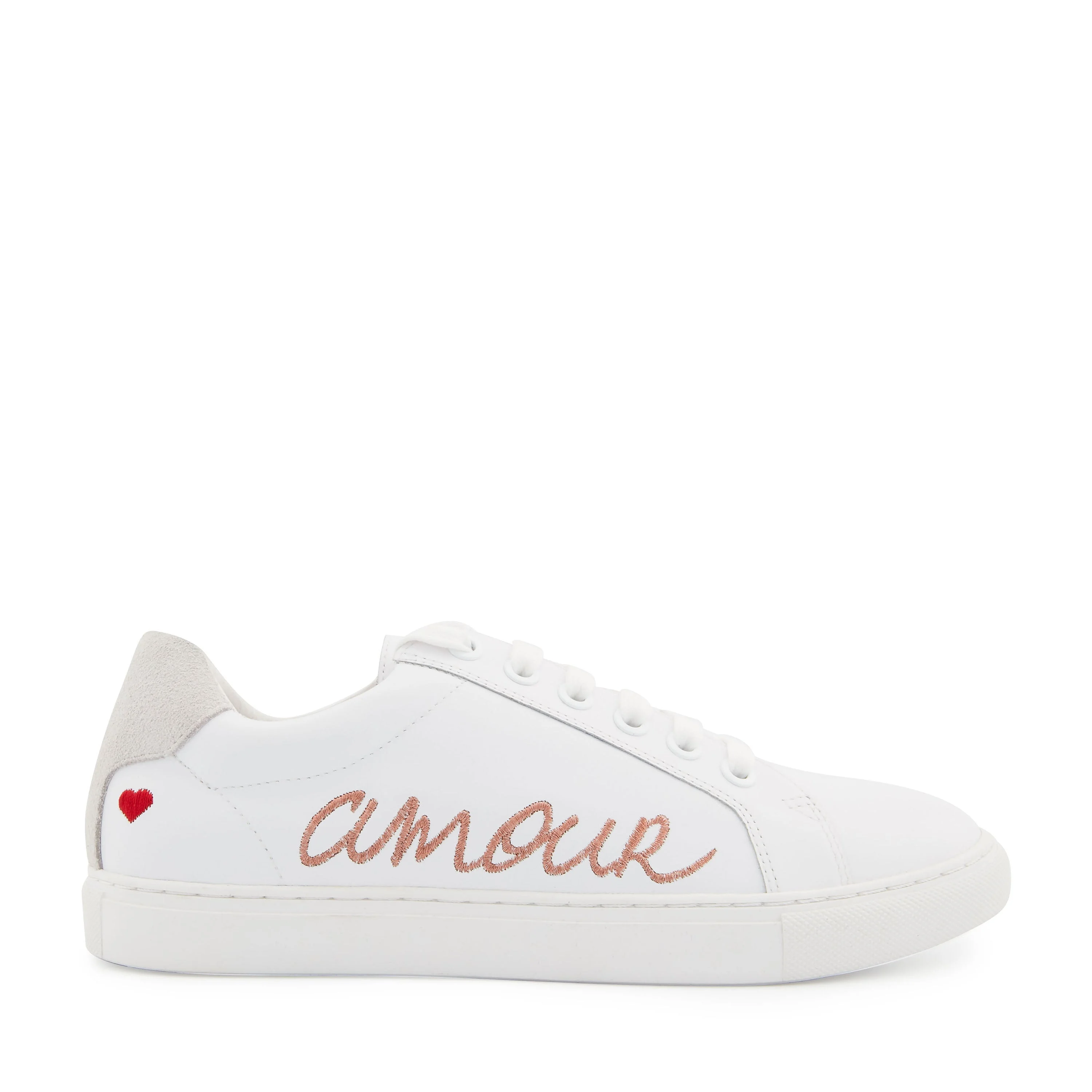 SIMONE AMOUR - Sneakers en cuir | Blanc