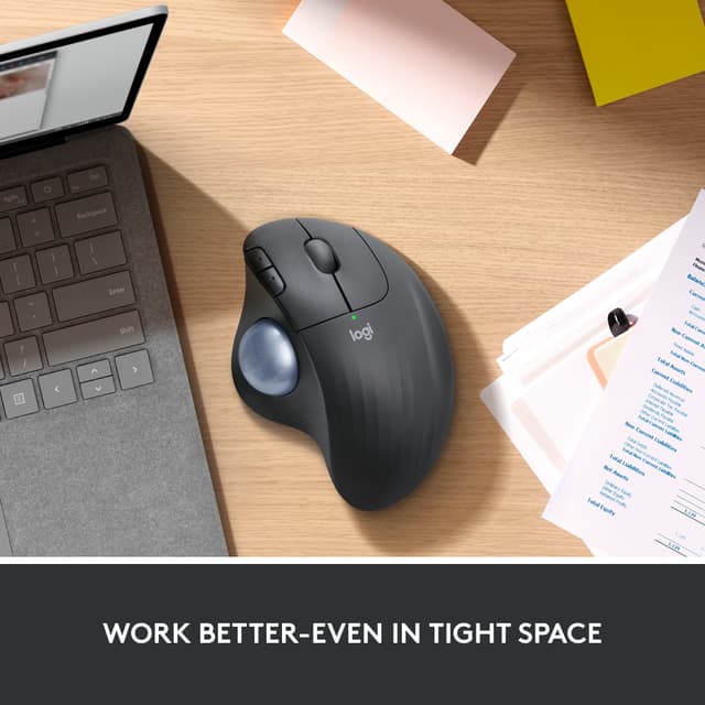 Logitech Ergo M575 mus (graphite)