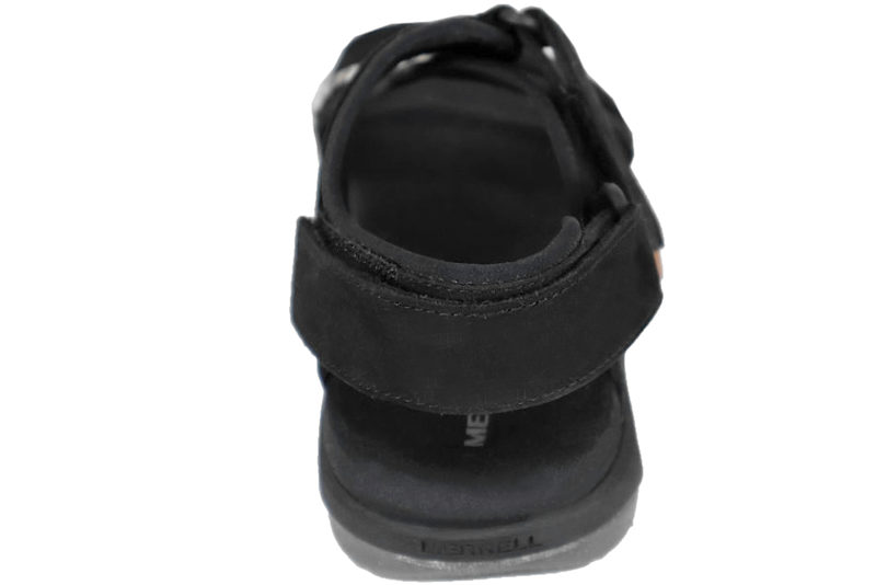 MERRELL TERRAN 4 BACKSTRAP BLACK SANDAL