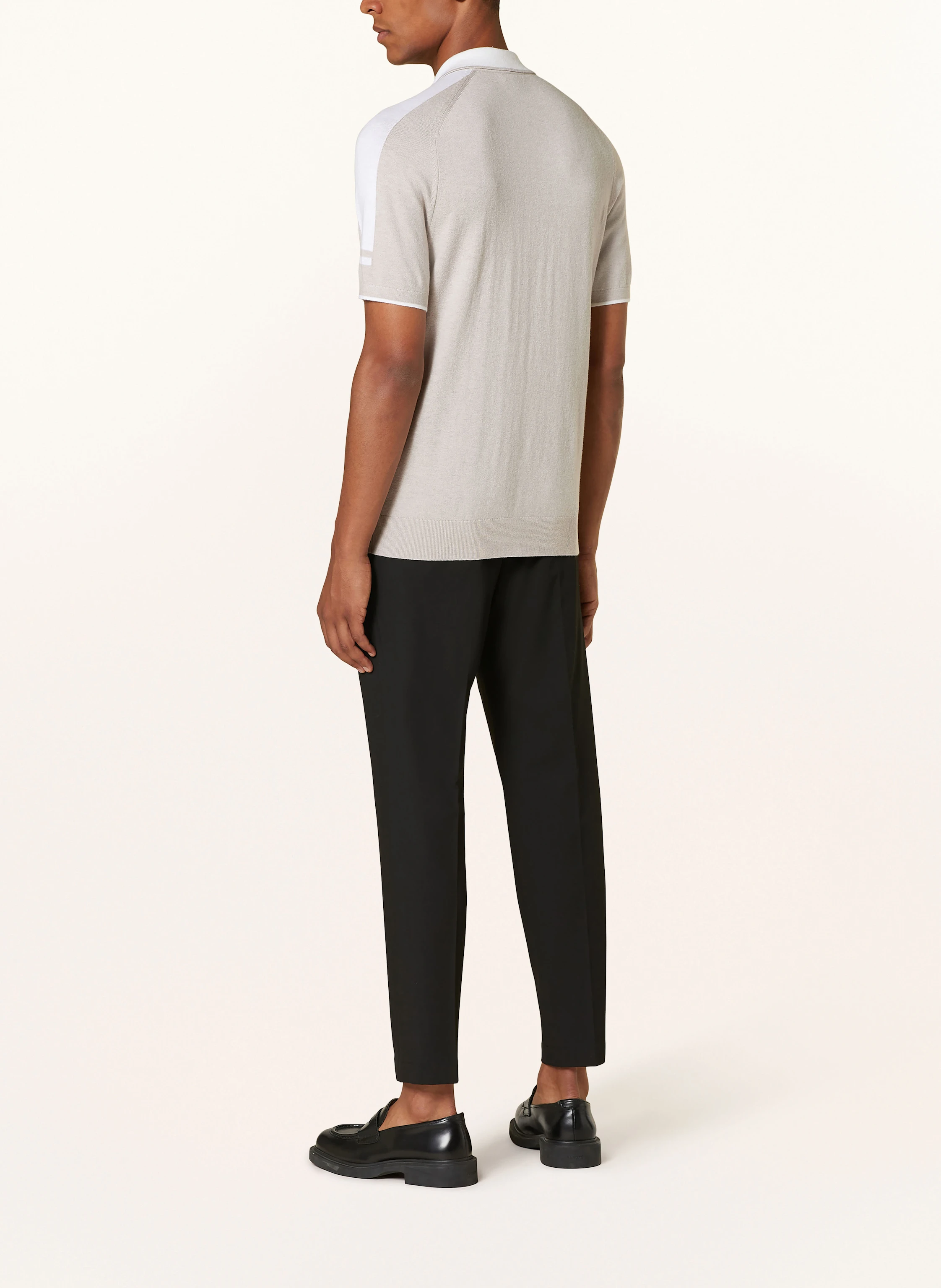 REISS Strick-Poloshirt BRUNSWICK