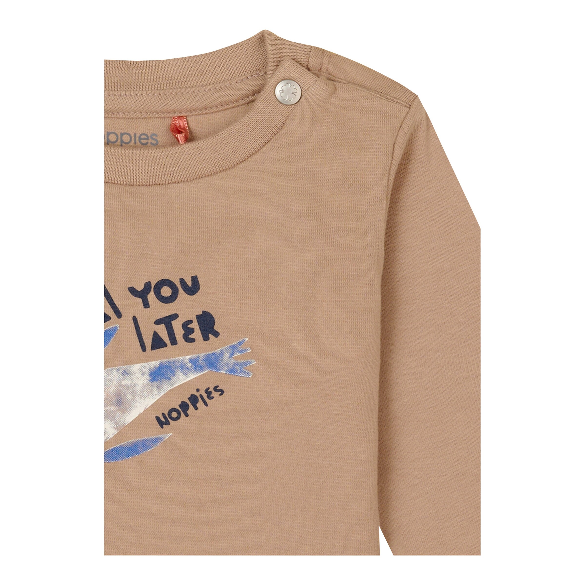 Noppies Shirt langarm Robbe beige