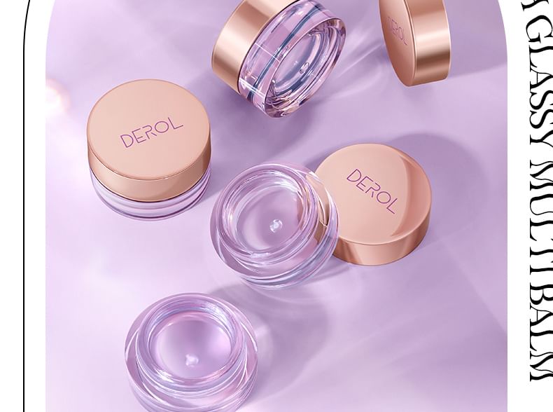 DEROL - Transparante lippen en blush Glazige multibalsem