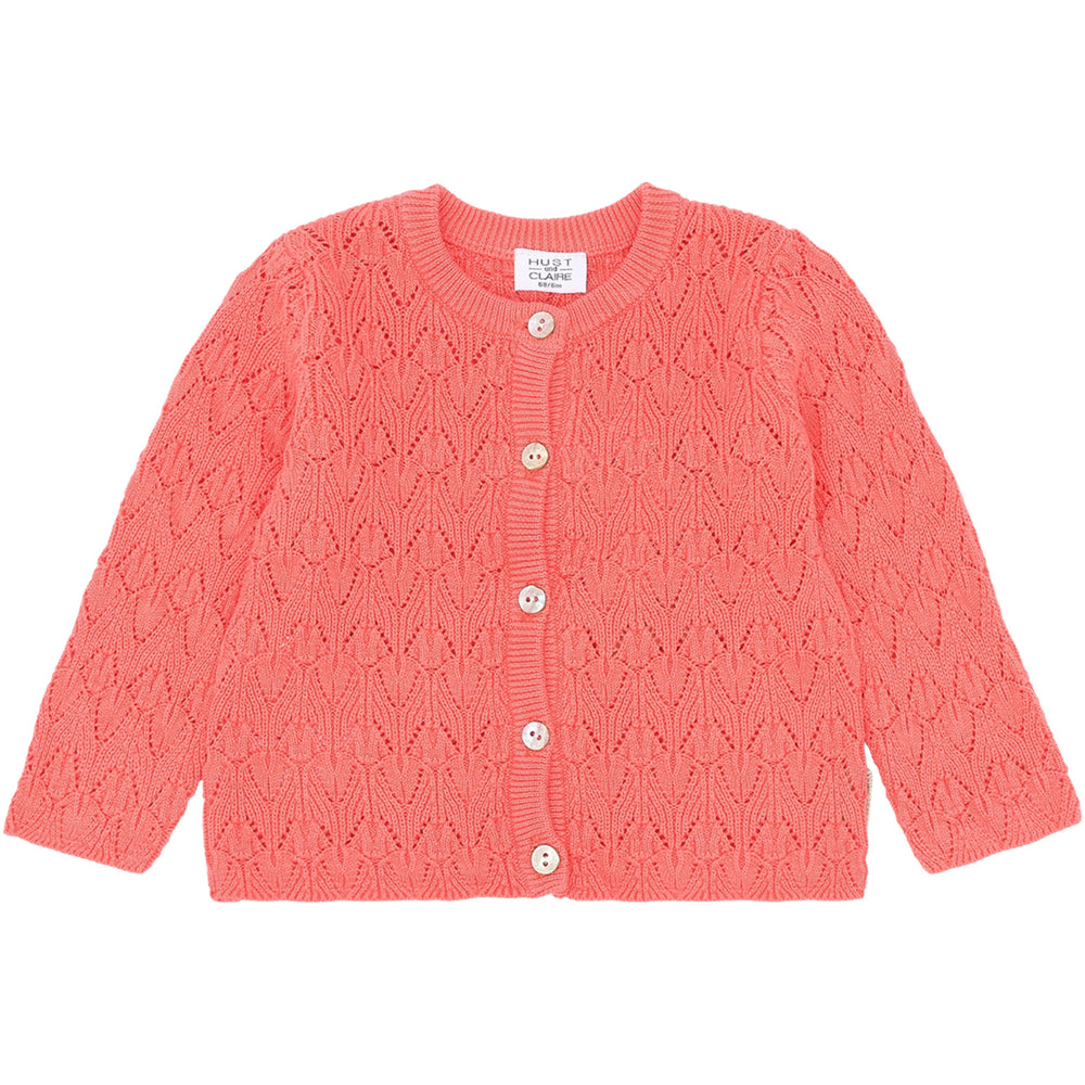 Køb Hust & Claire Wild Coral Cilja Cardigan