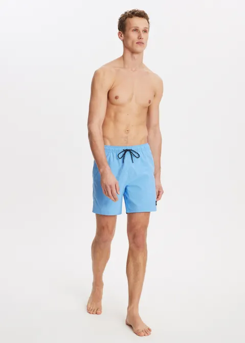 Zwembroek met logo blauw (BLW.FR)
