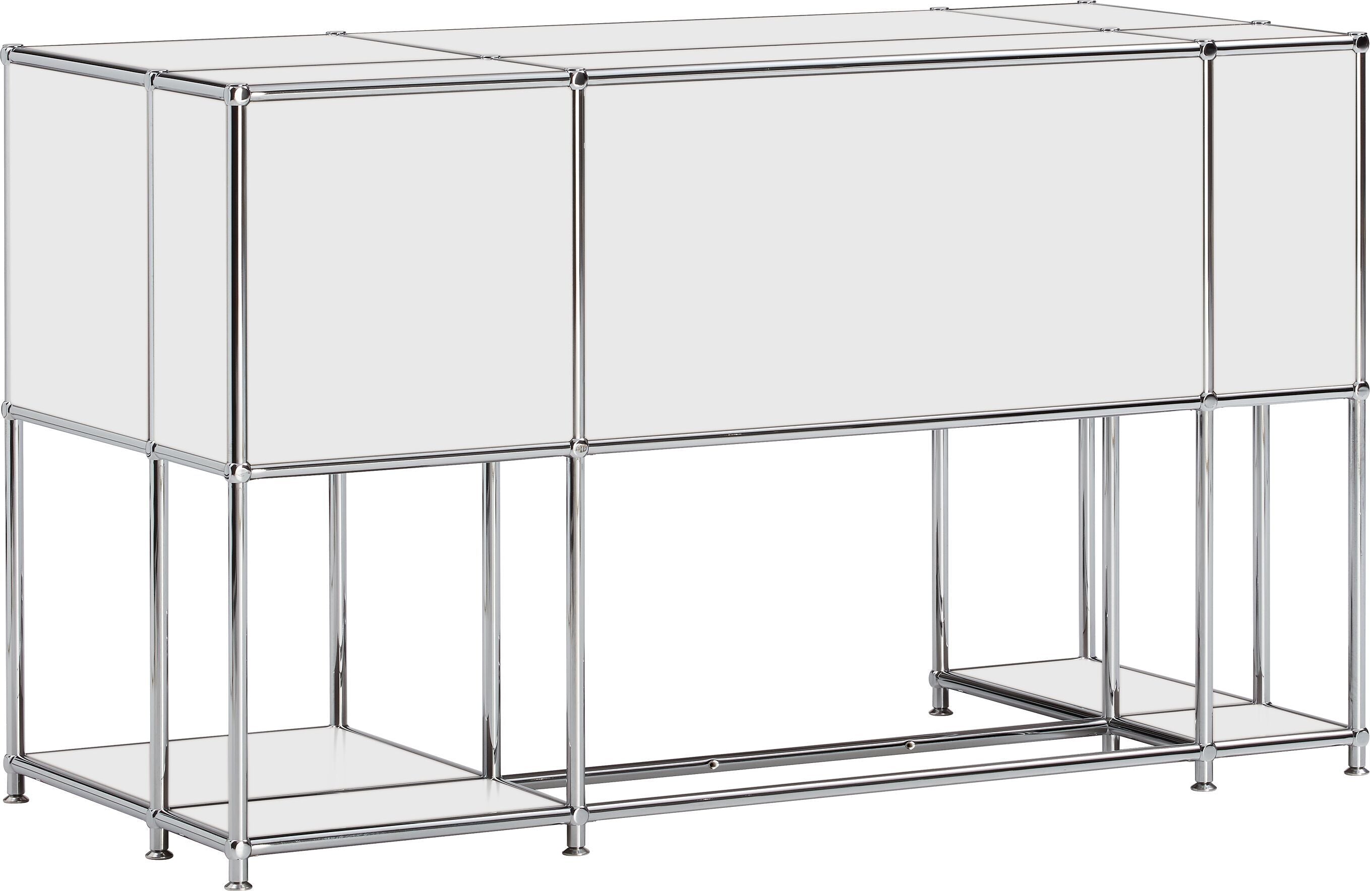 FLEXCUBE Schreibtisch - Weiss / B: 134.0 cm x T: 60.0 cm x H: 80.0 cm