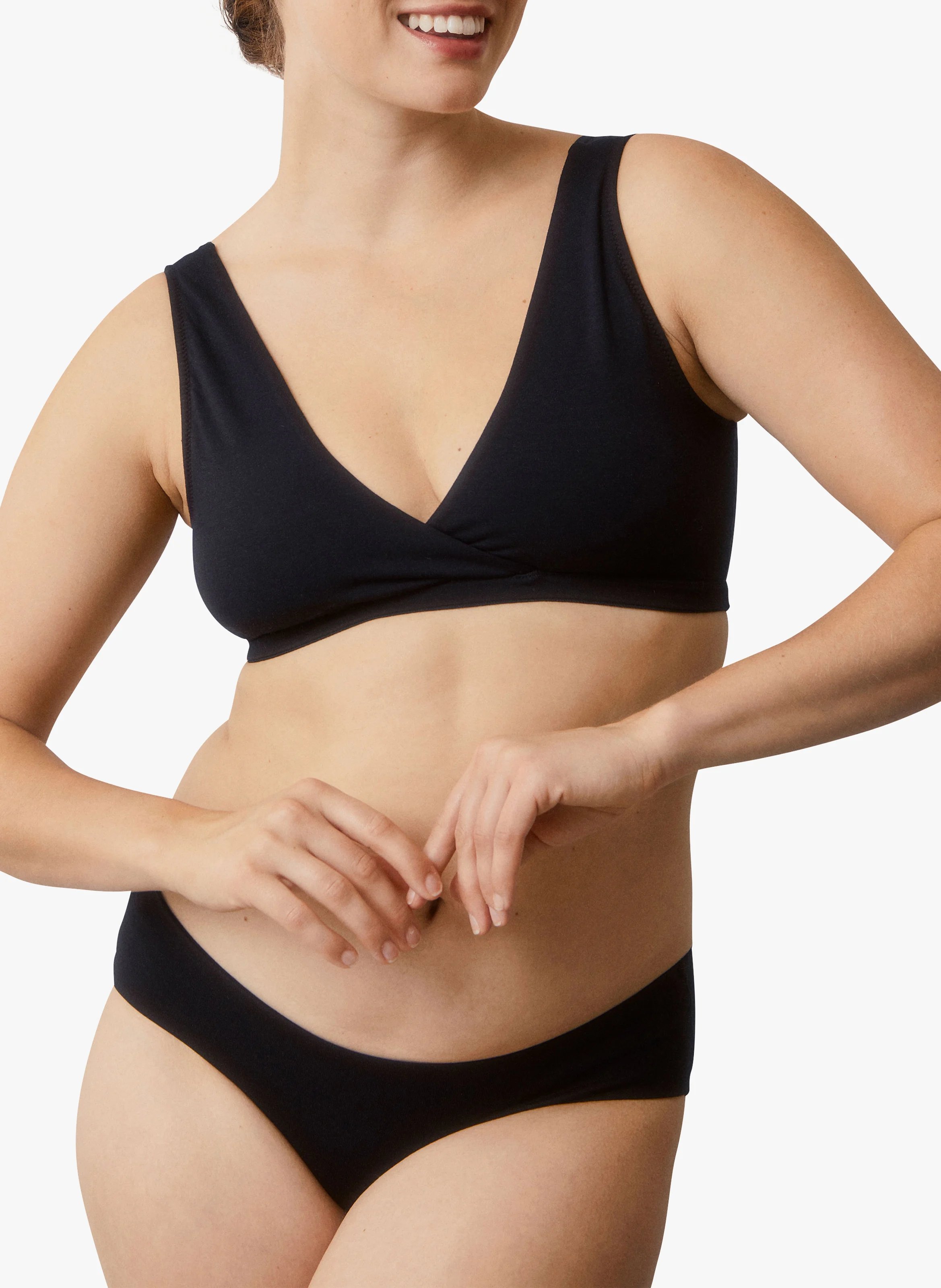 Culotte de grossesse et post-partum | Noir