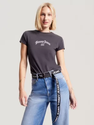 Camiseta Slim Fit com Logo