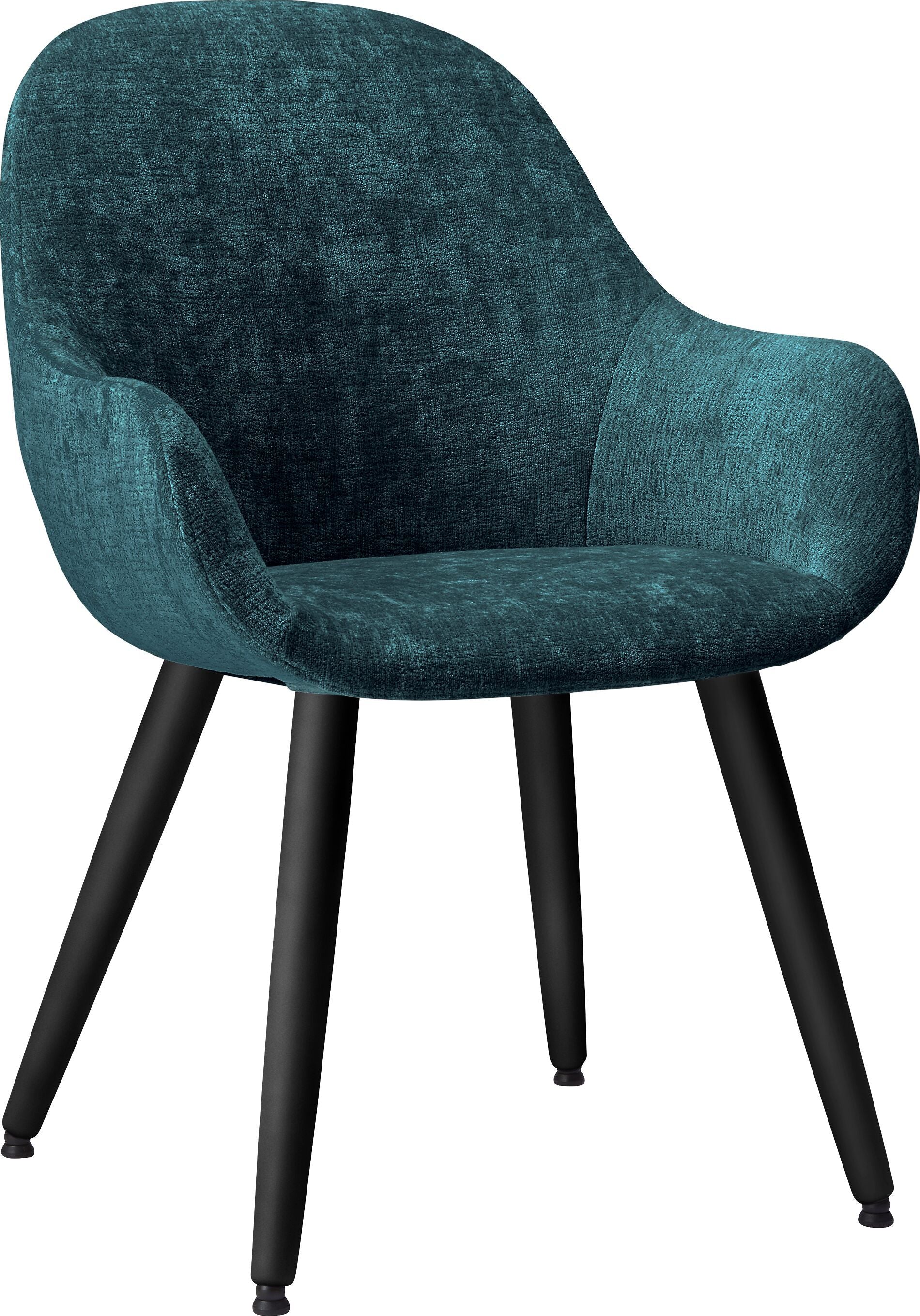 LAYLA Stuhl - Mittelblau / B: 56.0 cm x T: 60.0 cm x H: 84.0 cm