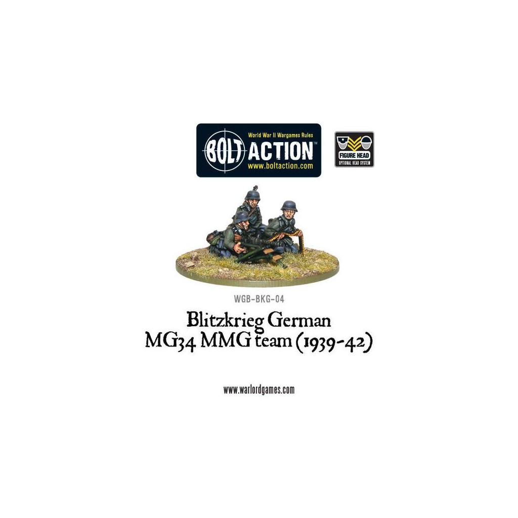 Bolt Action - Blitzkrieg German MG34 MMG Team (1939-42)