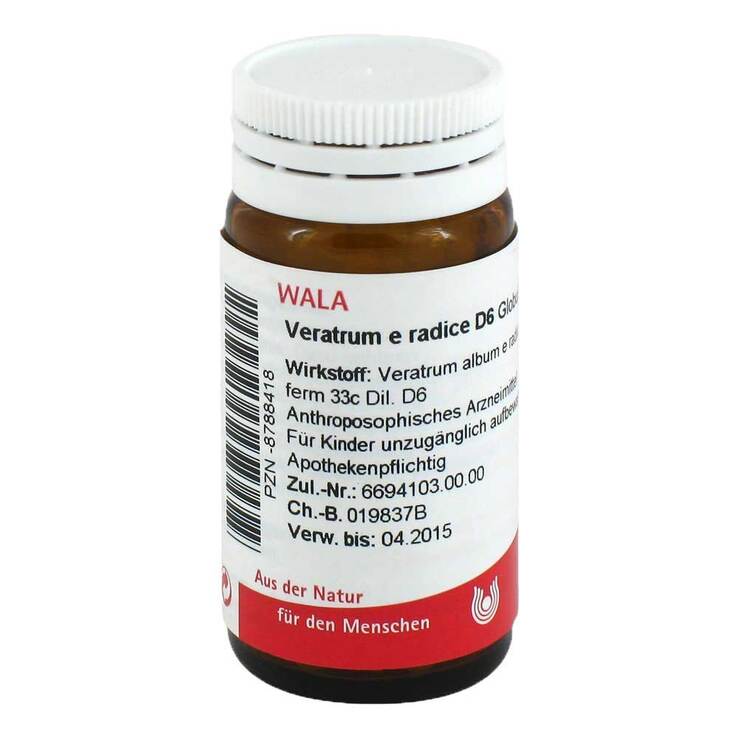 Veratrum e Radice D 6 Globuli, 20 g
