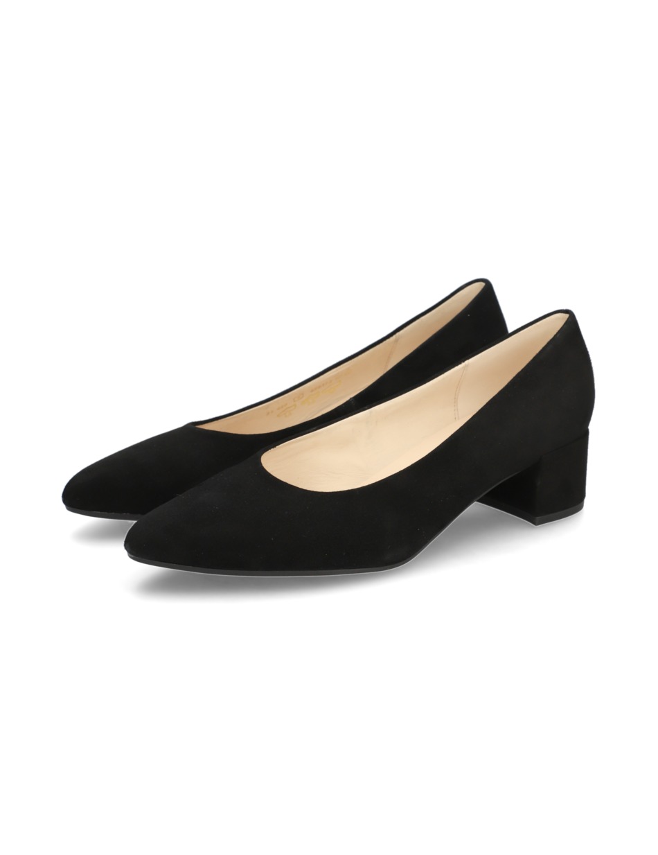 Veloursleder Pumps