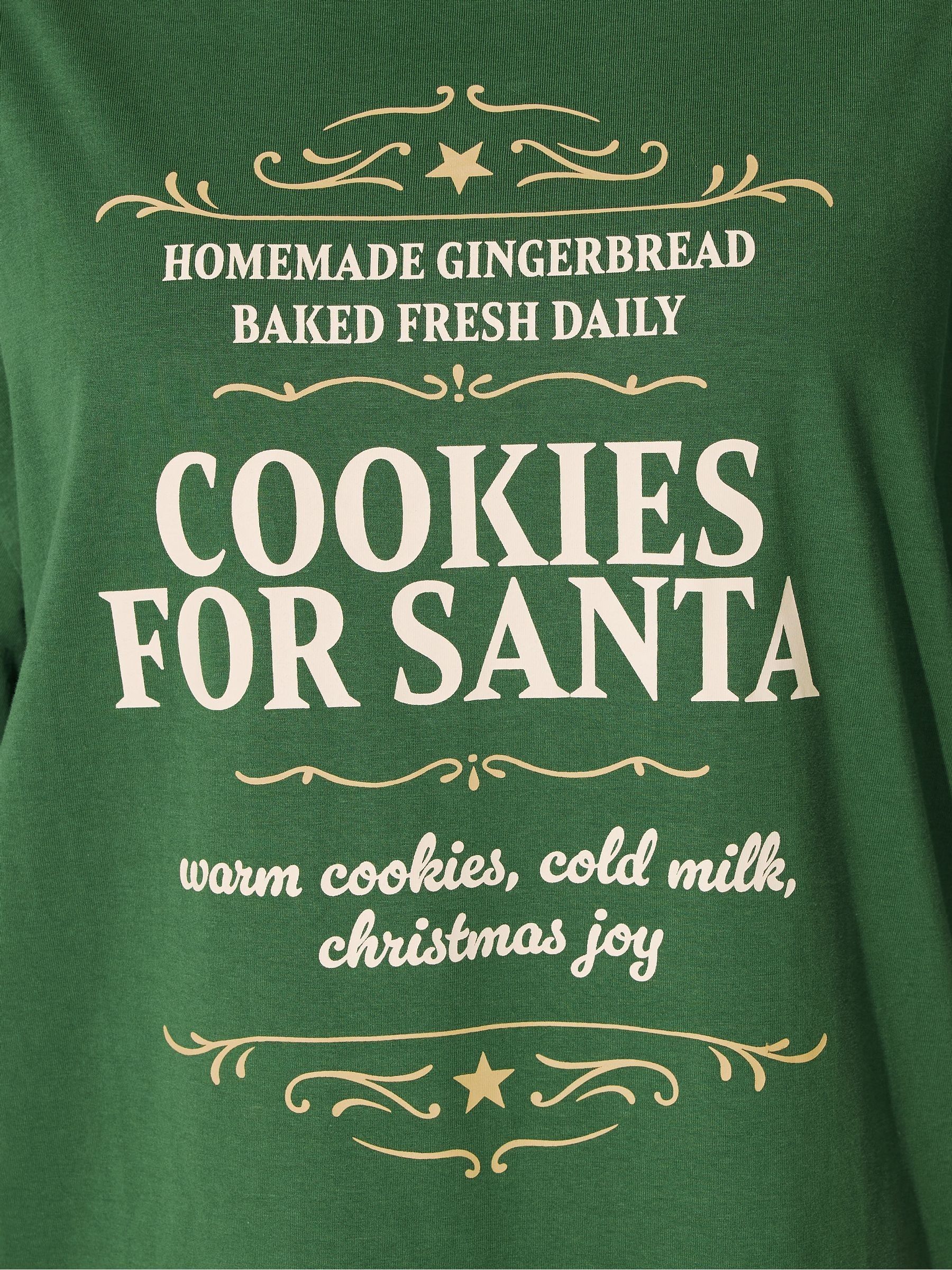 Yours Curve Limited Cookies For Santa T-shirt