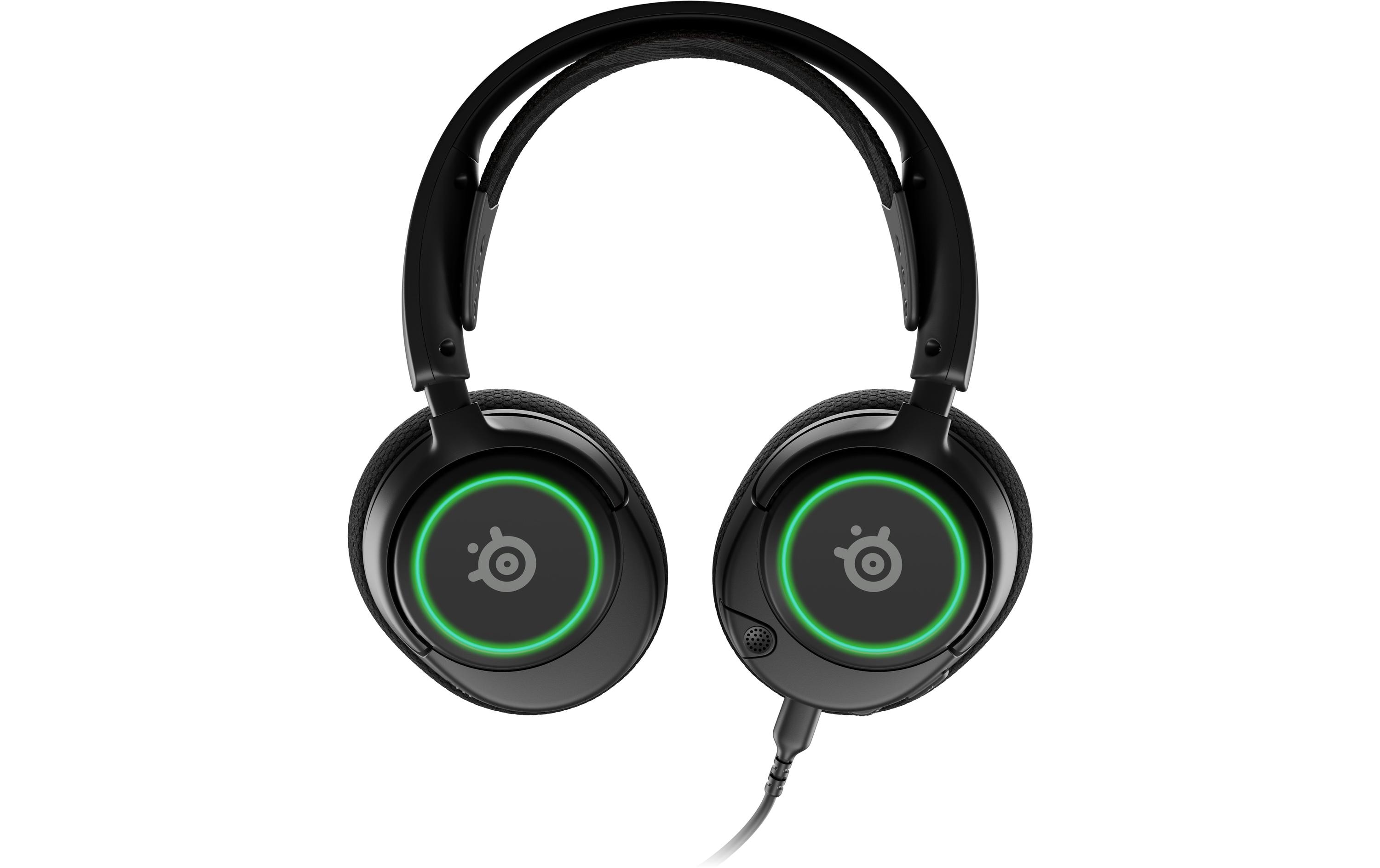 Headset Arctis Nova 3 SchwarzOver-Ear Gaming-Headset mit Surround-Sound