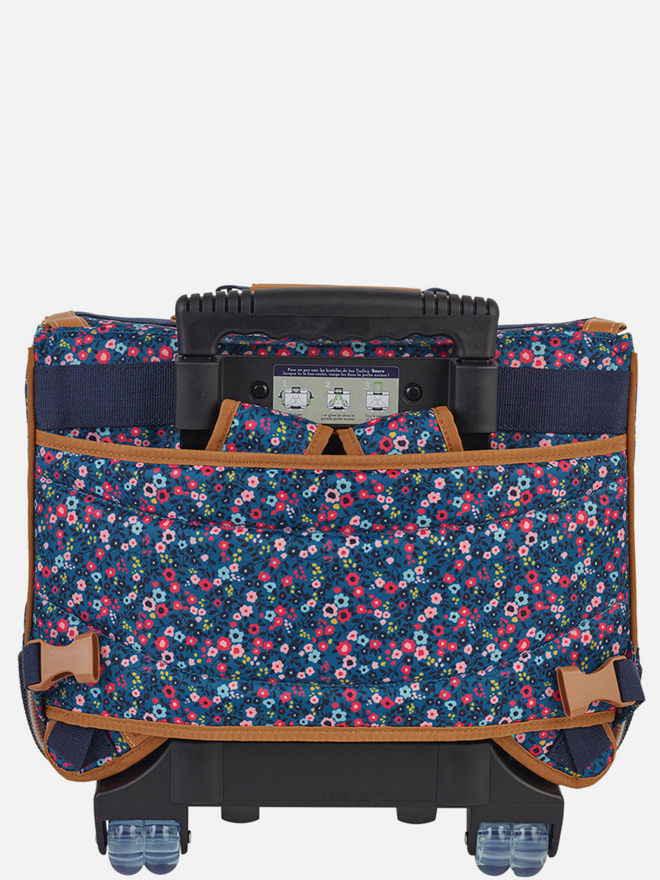 Cartable  roulettes 2 compartiments TANN'S