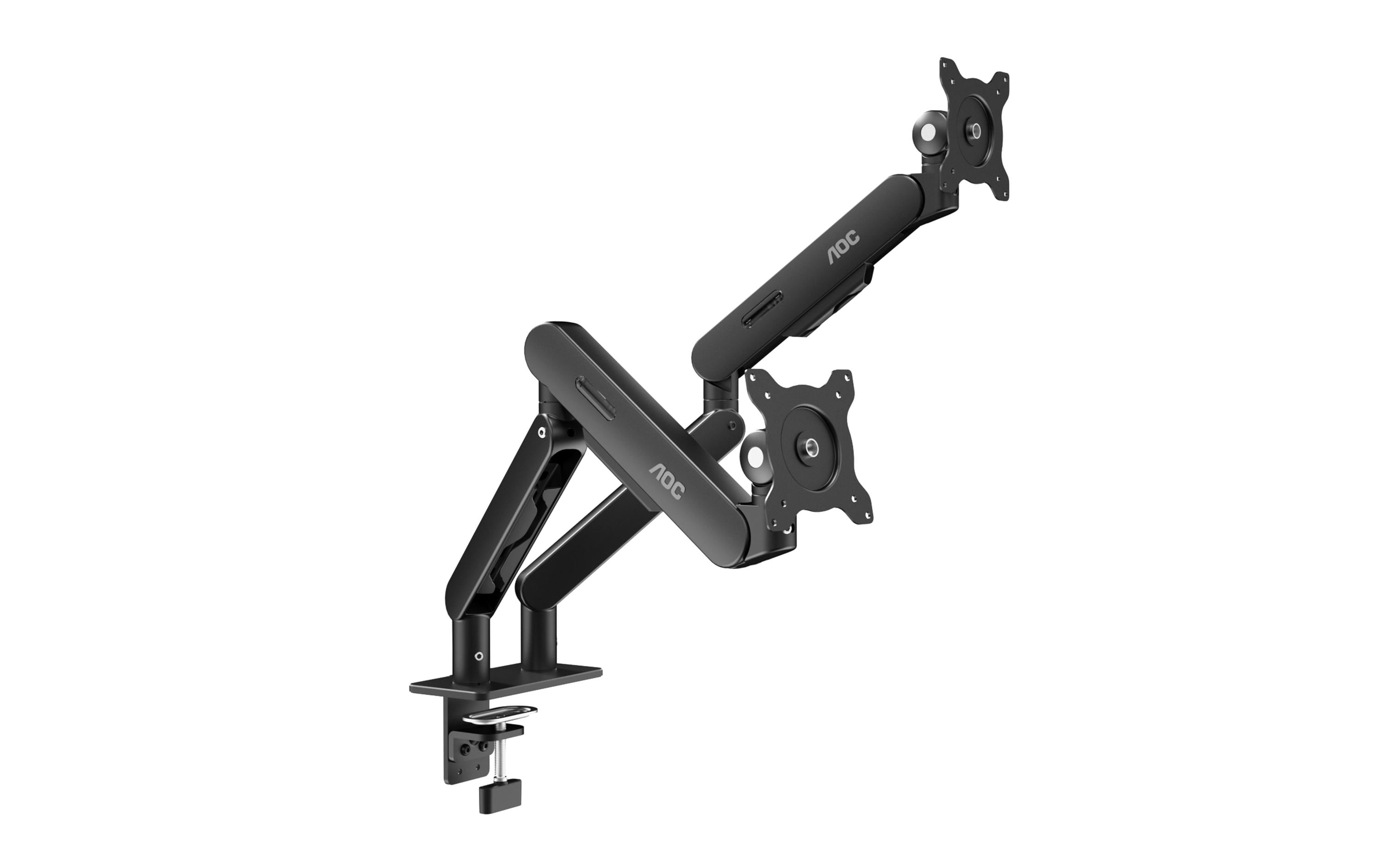 Tischhalterung AM420B Dual bis 9 kg – SchwarzErgonomische Tischhalterung für zwei Monitore bis 34