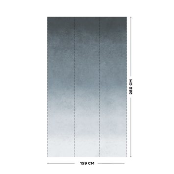 Fotobehang Fading Brooklyn blue (dessin 131674)