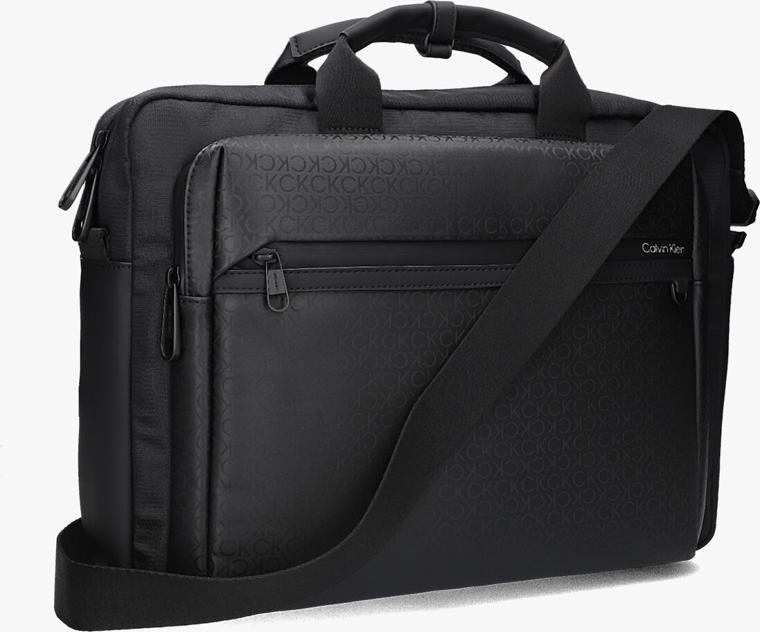 CALVIN KLEIN zwarte calvin klein laptoptas daily tech conv 2g laptop mono