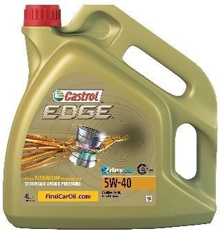 Castrol - Edge 5W40 - Motorolie - 4 Liter