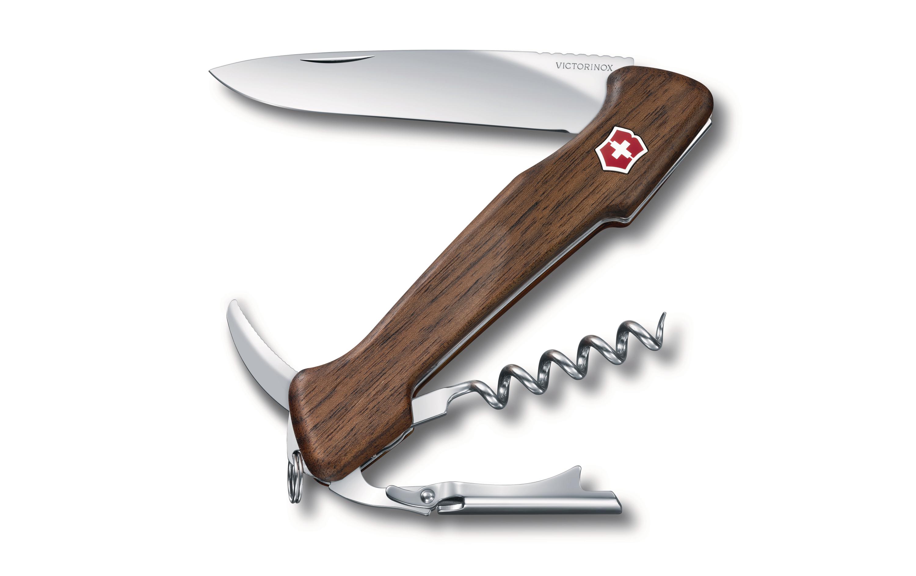 Taschenmesser Wine Master Nussbaumholz<br>Schweizer Sackmesser