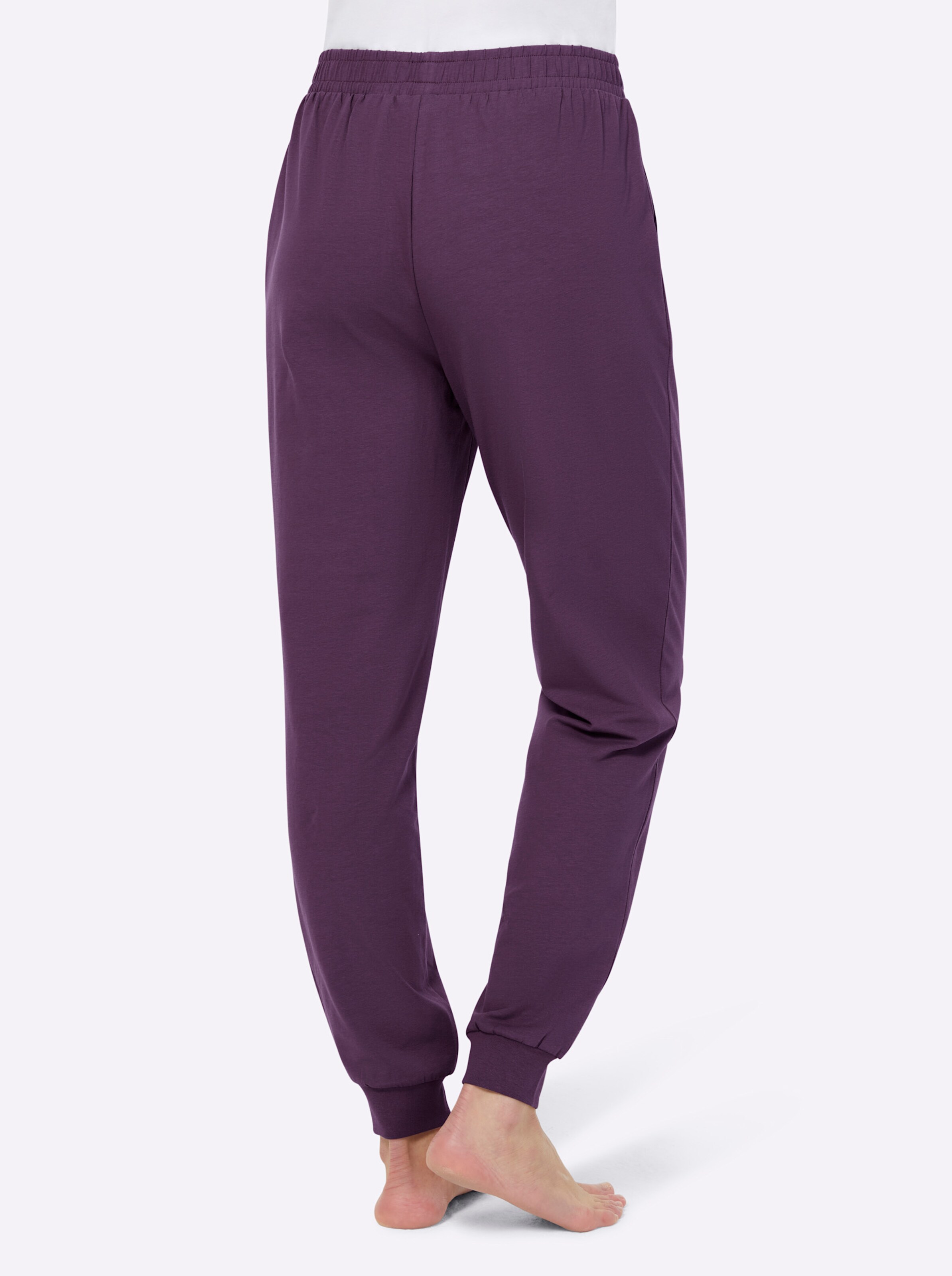 feel good Hosen in marine + traube