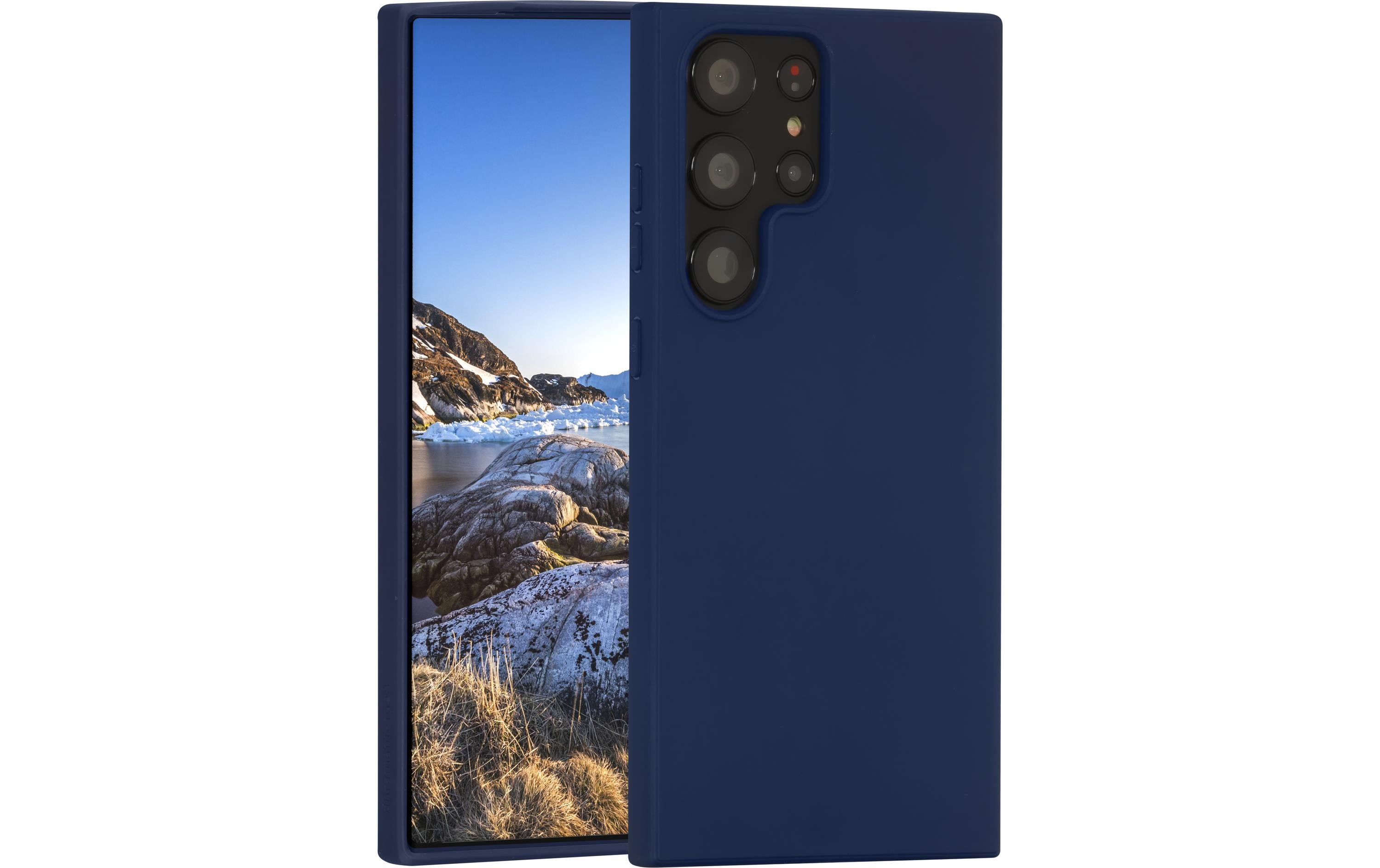 Back Cover Greenland Galaxy S23 Ultra BlauSchutzhülle für das Samsung Galaxy S23 Ultra