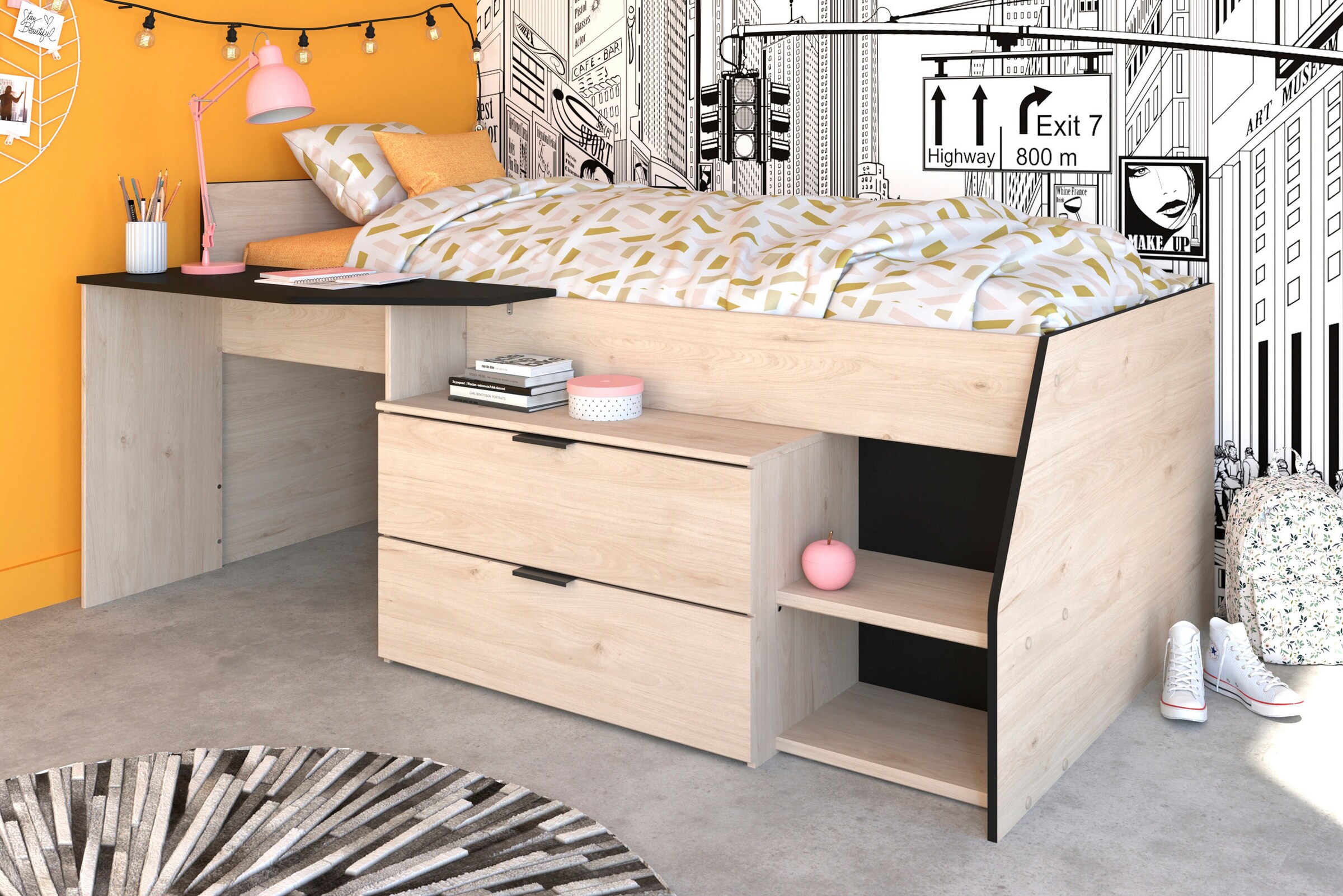 PARISOT Multifunktions Hochbett 
