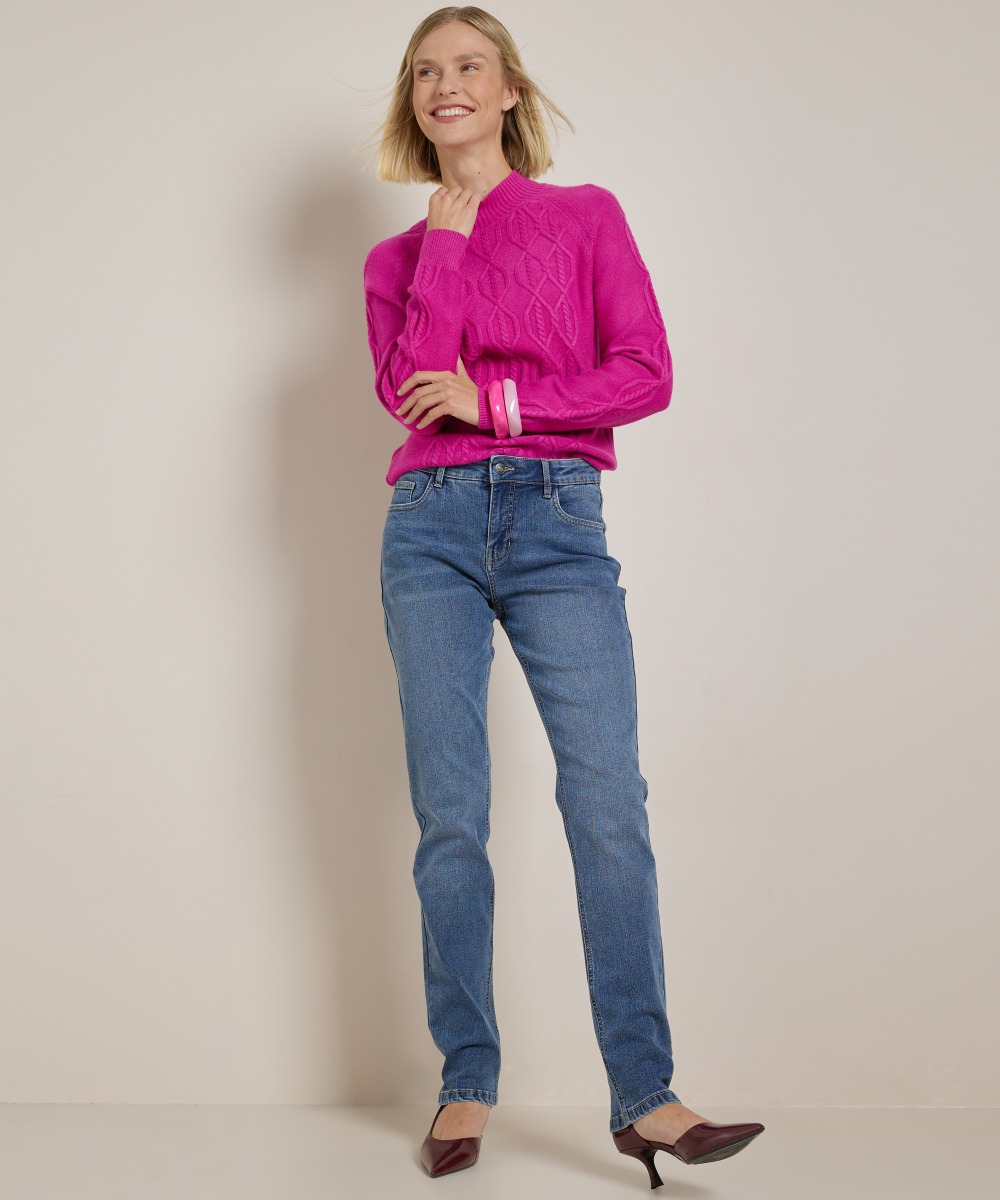 regular fit stretch jeans - mia