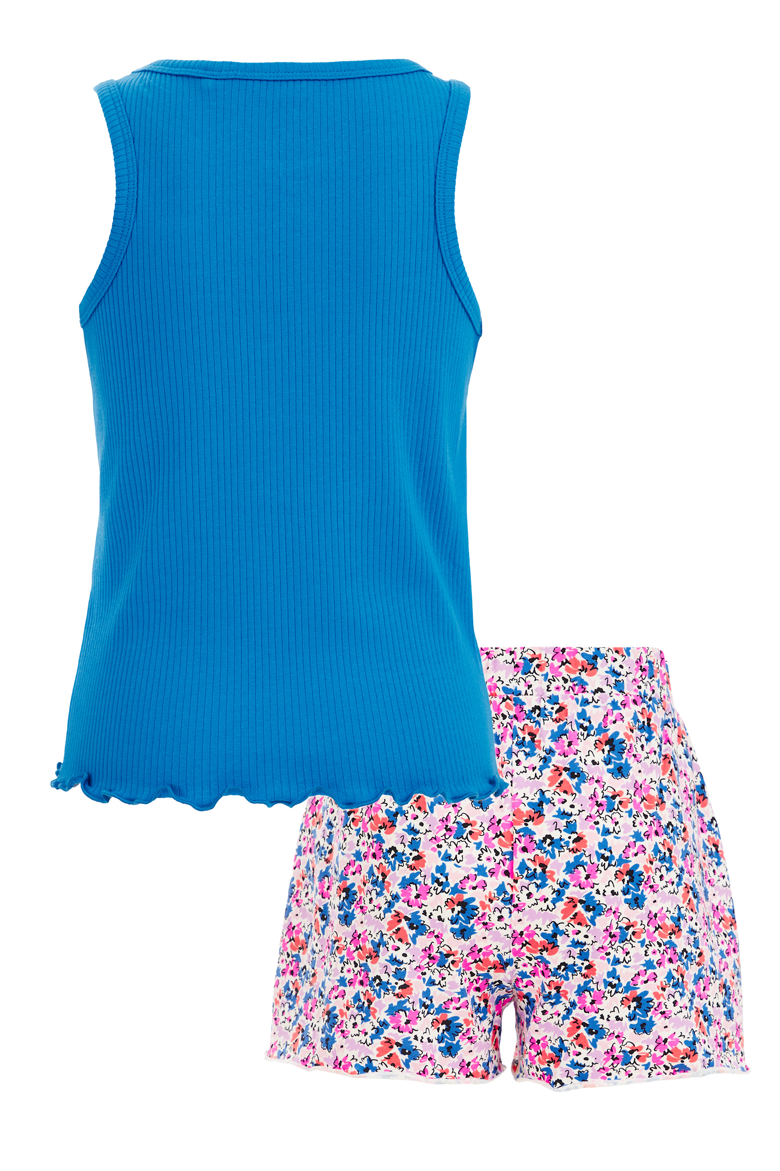 Meisjes pyjamaset met dessin WE Fashion Blauw