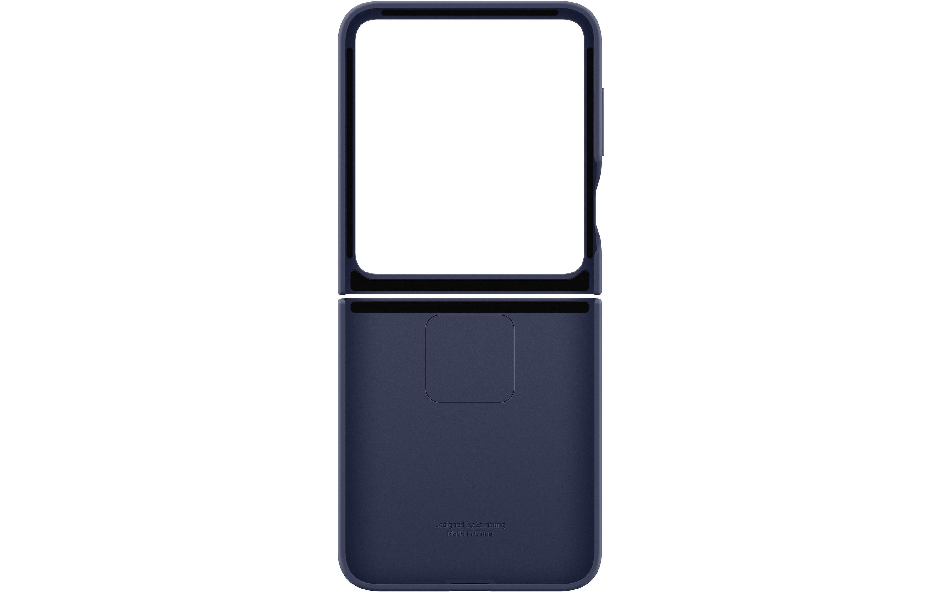 Back Cover Silicone Galaxy Z Flip6 NavySchutzhülle für das Samsung Galaxy Z Flip6