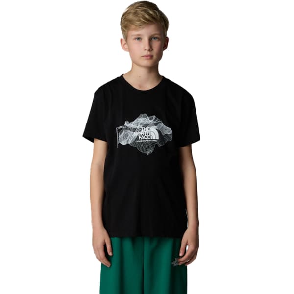 T-shirt THE NORTH FACE B TOPOGRAPHIC S/S TEE TNF BLACK