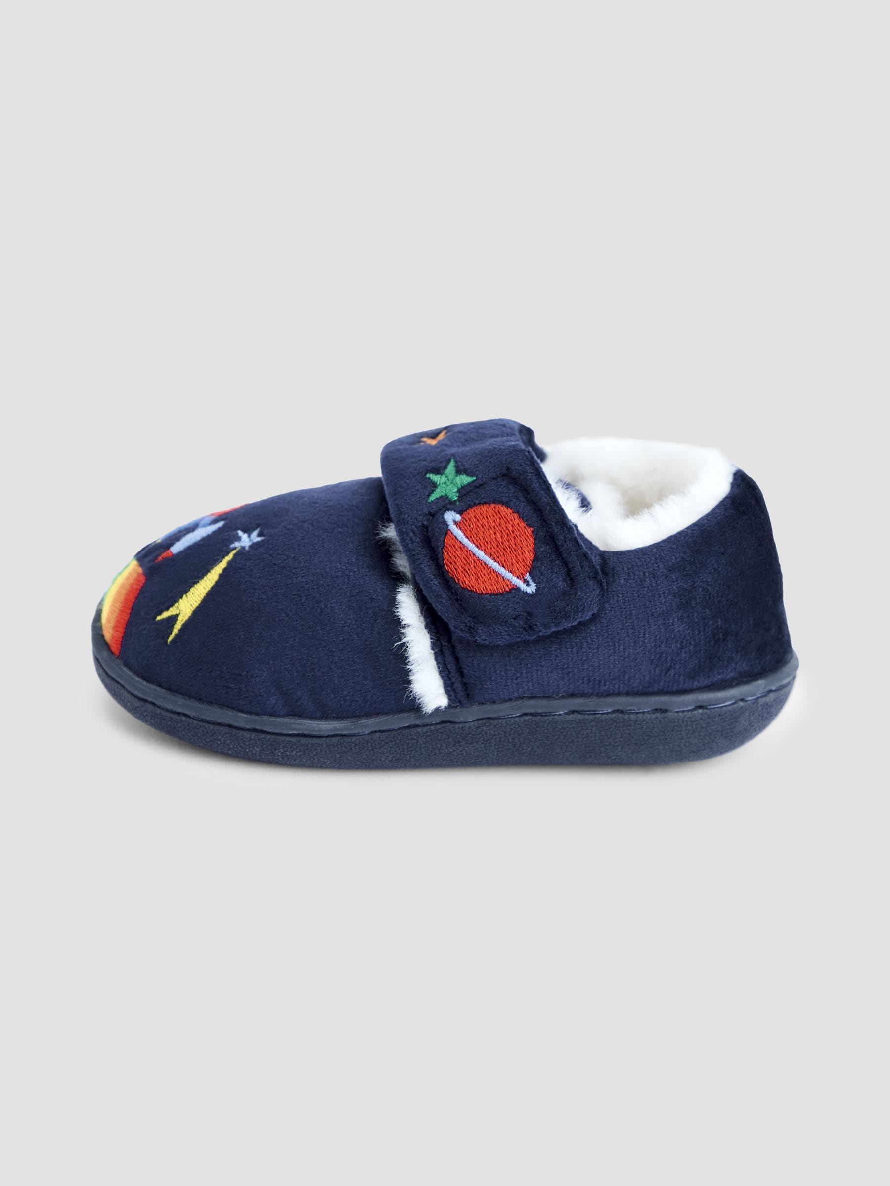 Marineblauw met raket - JoJo Maman Bébé Slipper Shoe