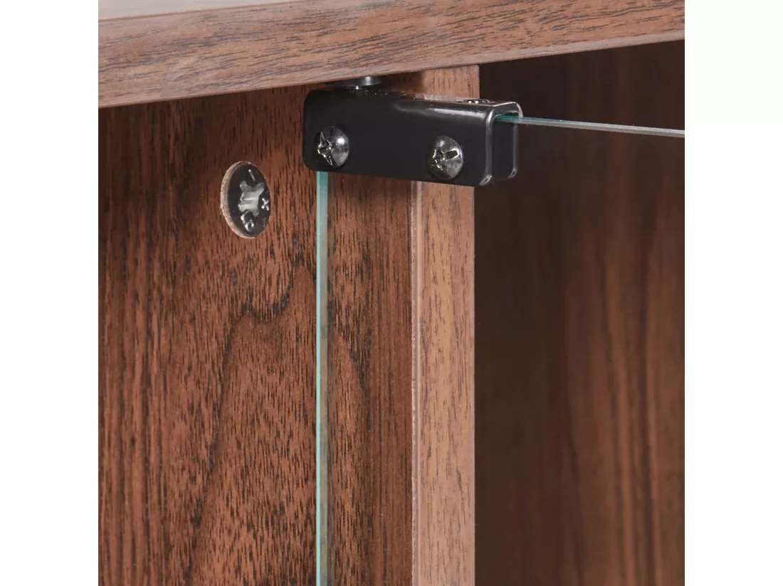 Armoire à vin TULLAMORE 91 cm Marron foncé