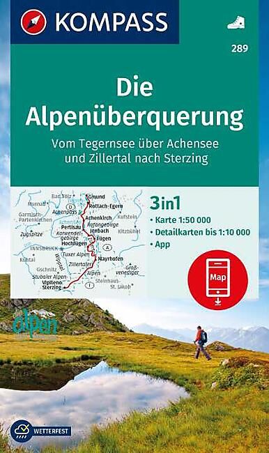 KOMPASS - 289 DIE ALPENUBERQUERUNG