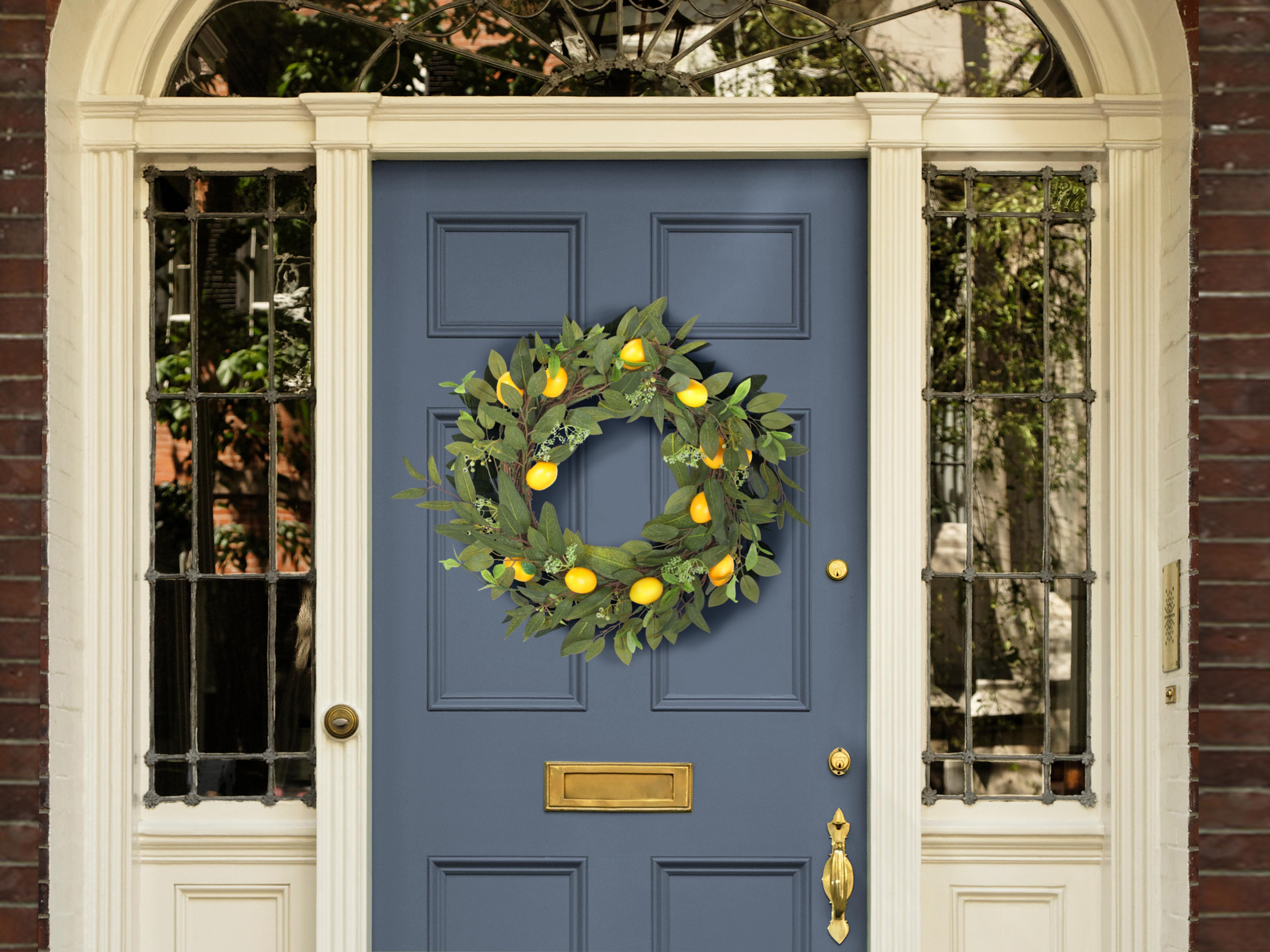 Decoratieve krans LENRUN 50 cm Groen