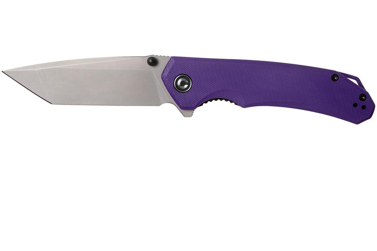 Civivi Brazen C2023A Tanto Purple, Stonewashed zakmes