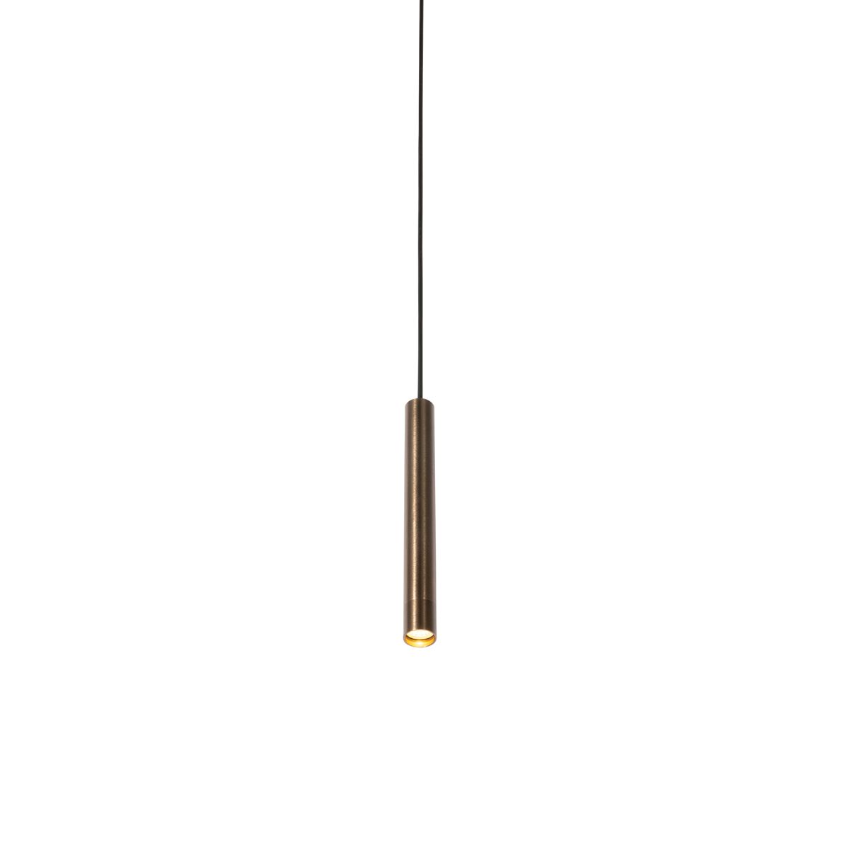 Moderne hanglamp donker brons voor railsysteem 1-fase  - Slimline Keno