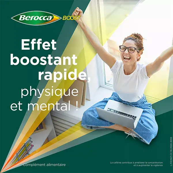 Berocca Boost Effet Coup de Fouet Goût Cola 14 sticks