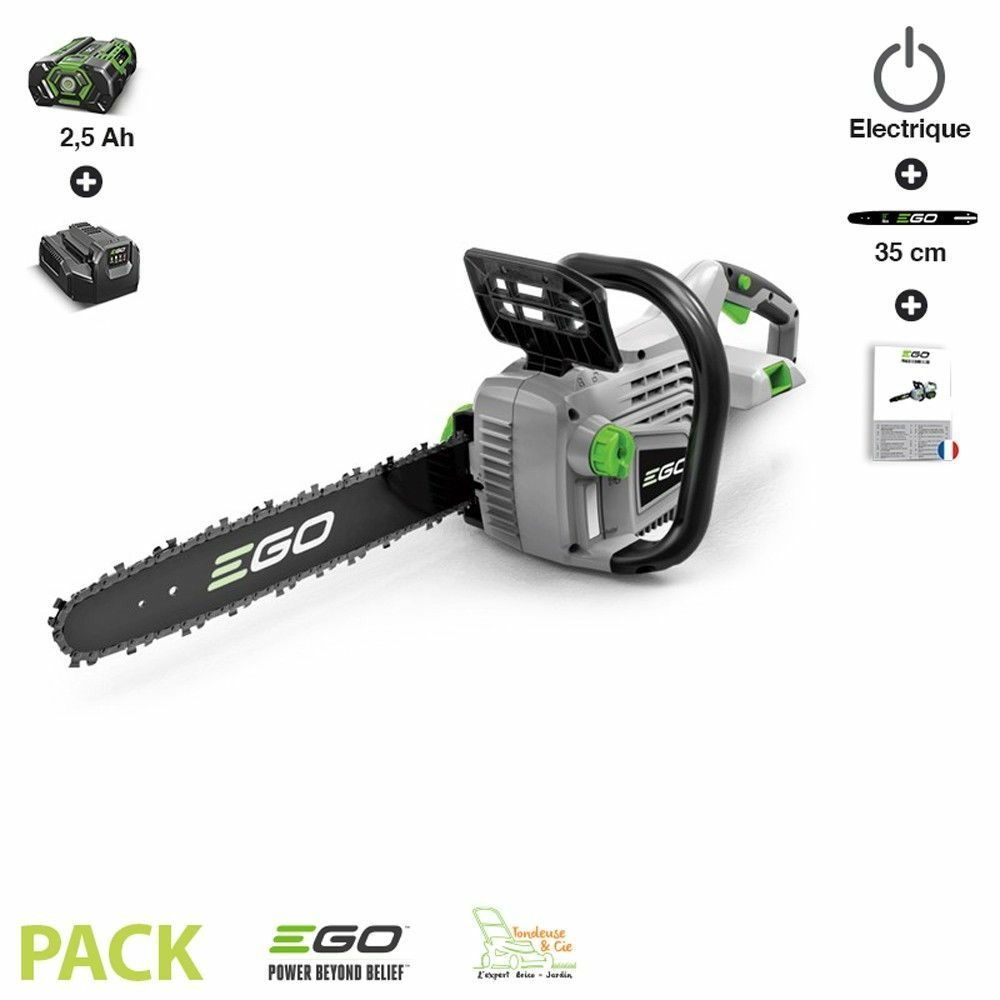 Pack tronconneuse électrique ego power+ cs1401e prêt à l'emploi
