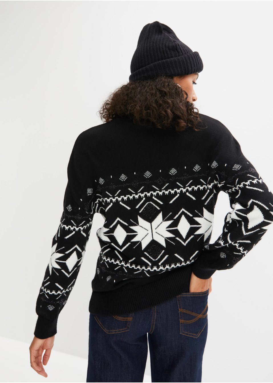 Pull norvégien avec paillettes