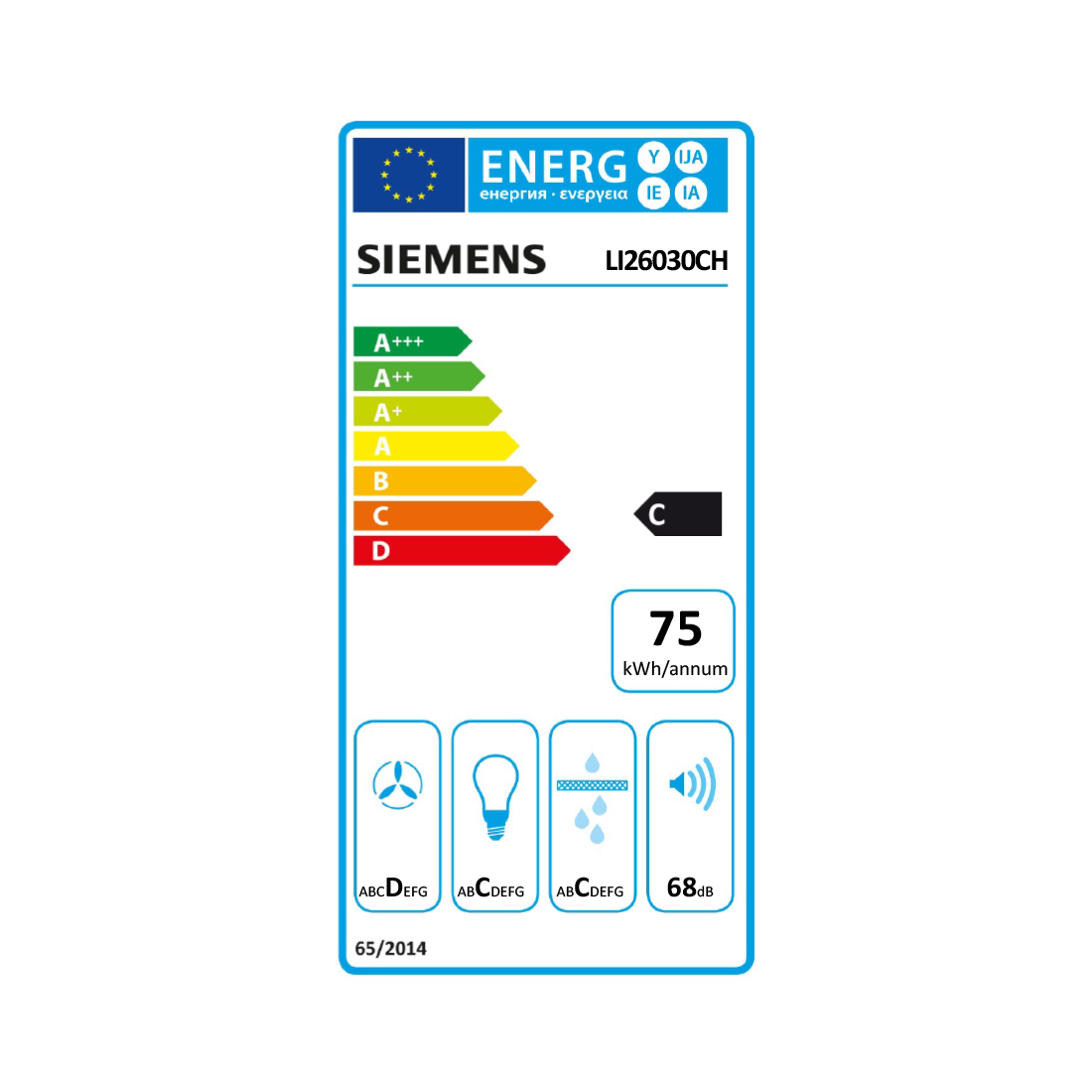 Siemens LI26030CH Flachschirmhaube 60cm