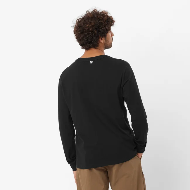 SALOMON LOGO PERFORMANCE  Langarmshirt Herren