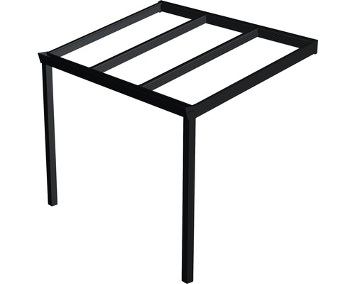 Legend terrasoverkapping met helder polycarbonaat, 300 x 200 cm, antraciet structuur