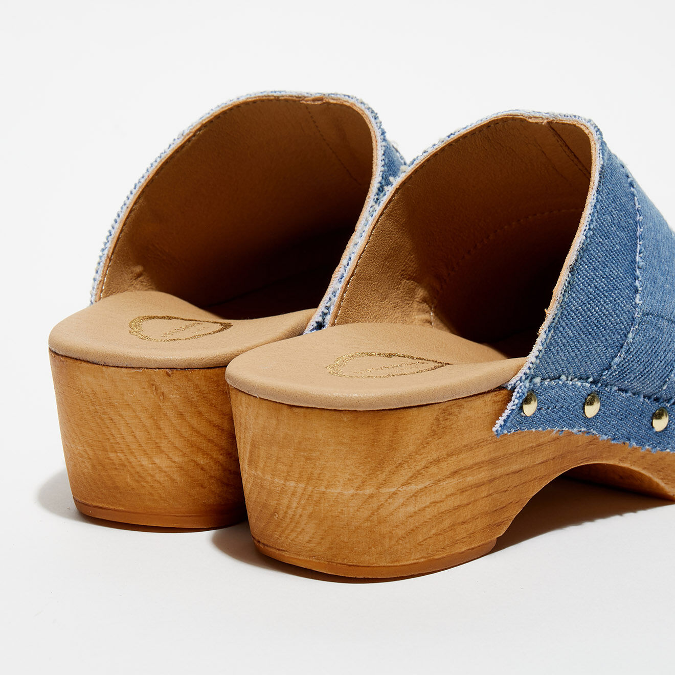 Apologie Studio Sabots Sofia denim - Talon 5 cm