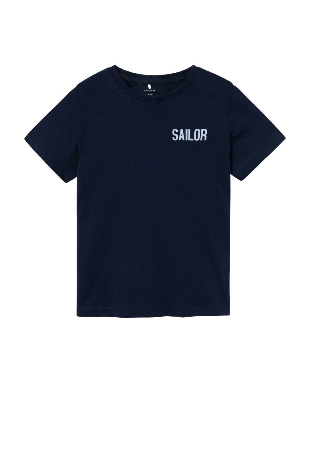 NAME IT T-shirt NKMFALIKSEN met backprint donkerblauw